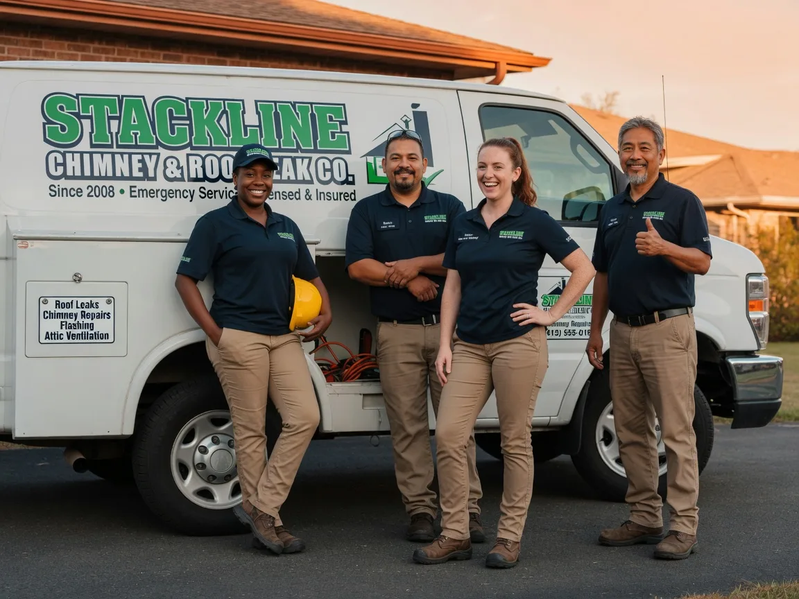 Chimney flashing repair company in Pisgah, IA
